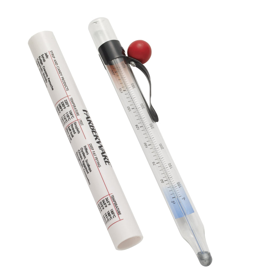 Deep Fry Glass Thermometer, Clear