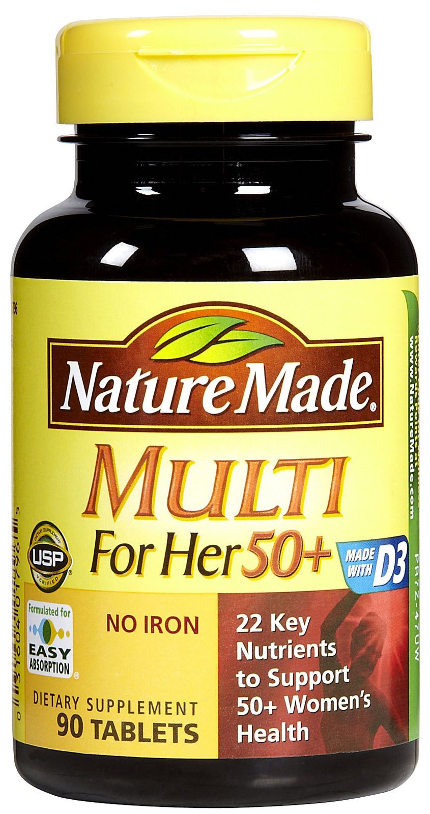 Nature Made Women's Multivitamin 50+ Tablets, 90 Co