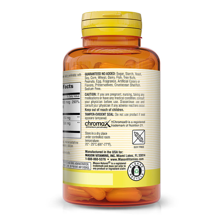 Mason Natural Cinnamon Alpha Lipoic Acid Complex Capsul