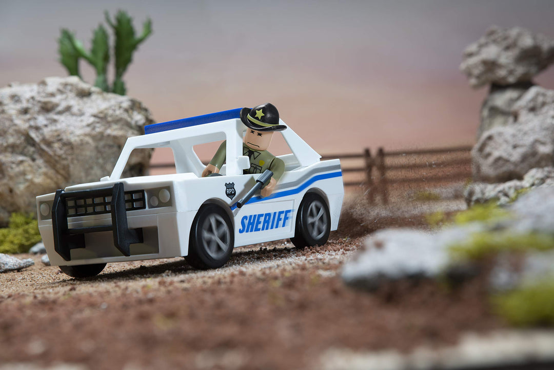 Action Collection - The Neighborhood of ia Patrol Car Vehicle [Includes Exclusive Virtual Item]