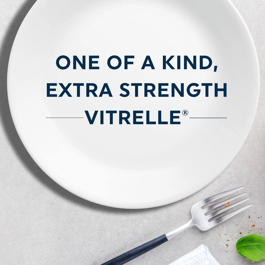 Corelle Vitrelle 6-Piece Salad Appetizer Plate Set, Tri
