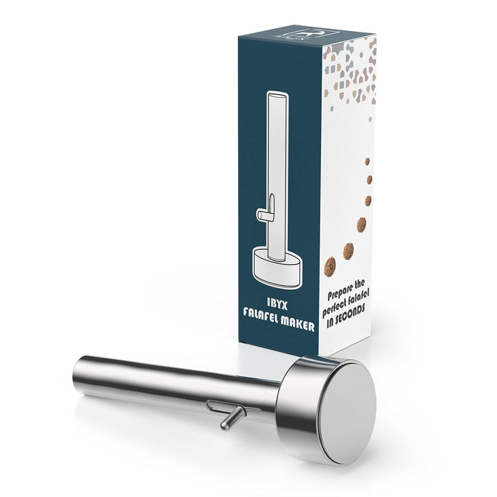 IBYX Falafel and Meatball Maker Scoop |Food Safe and Non-Sticky Stainless-Steel Meatball and Falafel Baller Tool | Simple Scoop and Drop (Small)