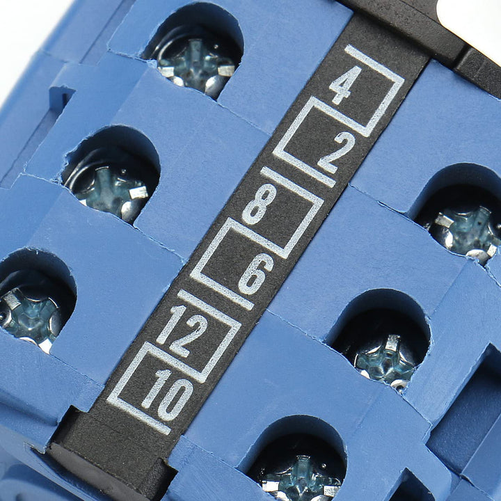 660V 20A On-Off-On 3 Positions 12 Terminals Changeover Control Rotary Cam Switch SZW26-20/D303.3