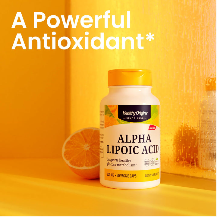 Alpha Lipoic Acid, 300 mg - Alpha Lipoic Acid Supplement - Antioxidant Support - Gluten-Free Supplement - 150 Veggie Capsules