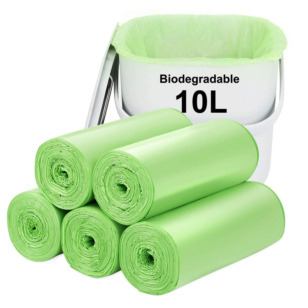 Aievrgad trash bag(2.6 Gallon), 120PCS biodegradable tr