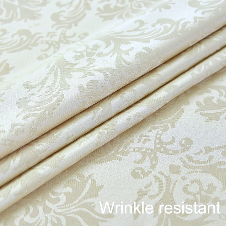 SASTYBALE Rectangle Tablecloth - 60 x 102 Inch Beige Cr