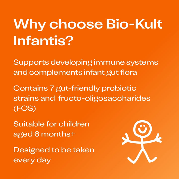 Bio-Kult Infantis Probiotic Daily Supplement with 7 Gut