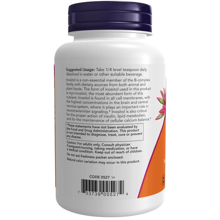 NOW Foods Supplements, Inositol Powder, Neurotransmitte