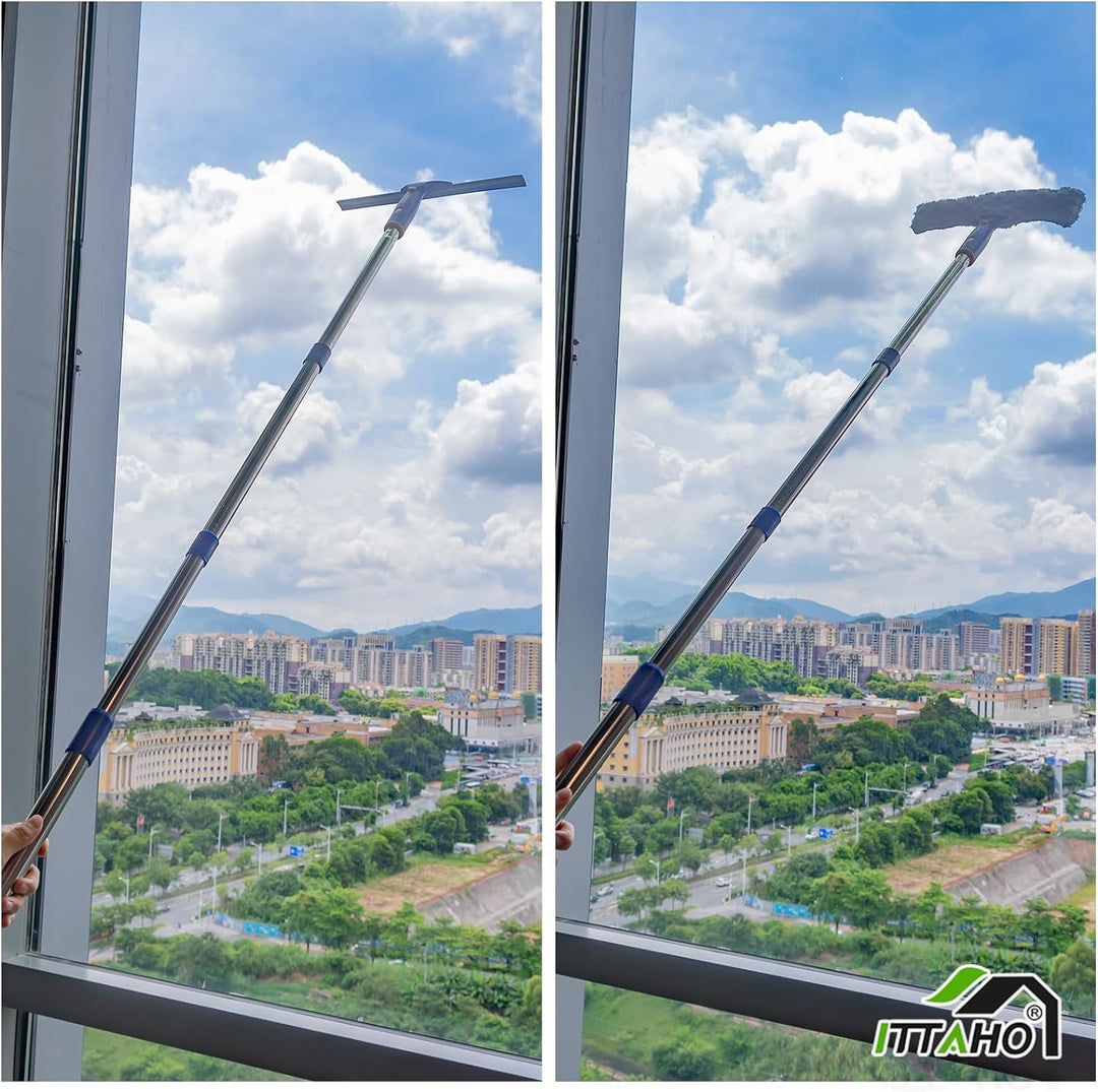 ITTAHO All Purpose Window Squeegee, with 58 Stainless S