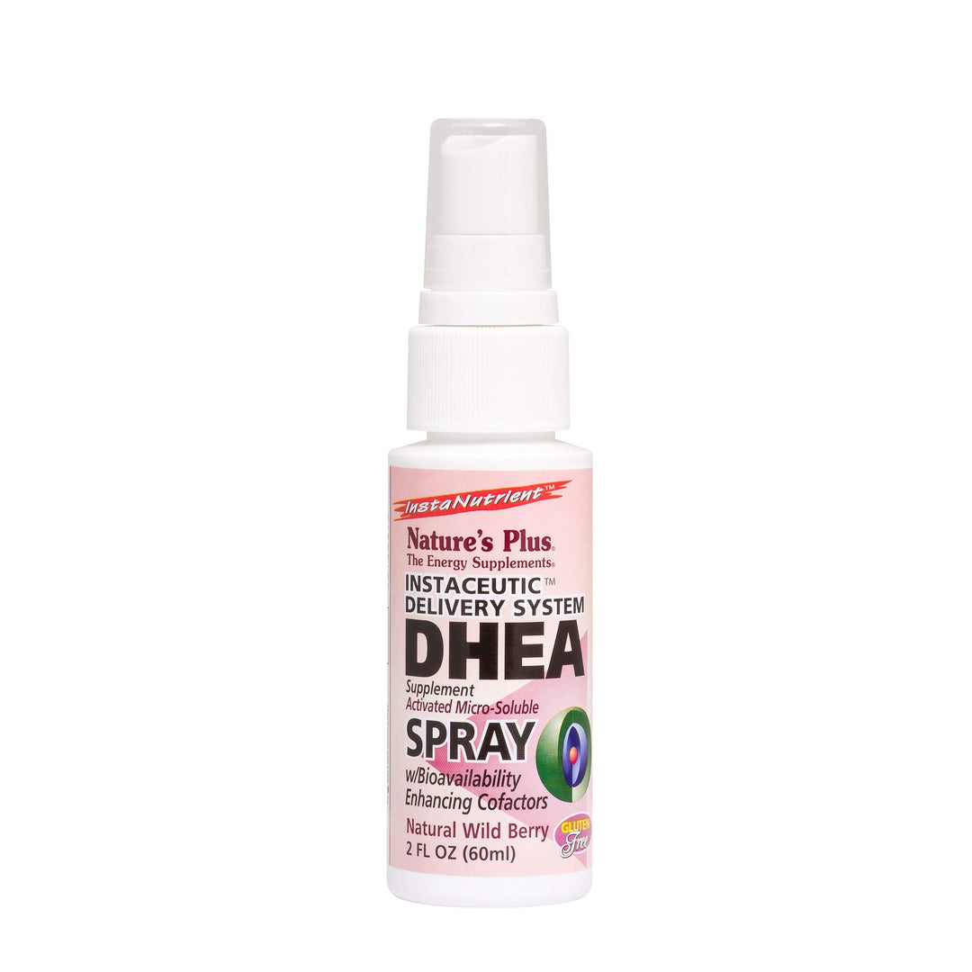 NaturesPlus DHEA Lipoceutical Spray - Natural Wild Berry Flavor - Anti-Aging, Hormone Balancing Support Complex - Bioavailable Micro-Soluble Spray - 80 Servings, 2 Fl Oz (Pack of 1)