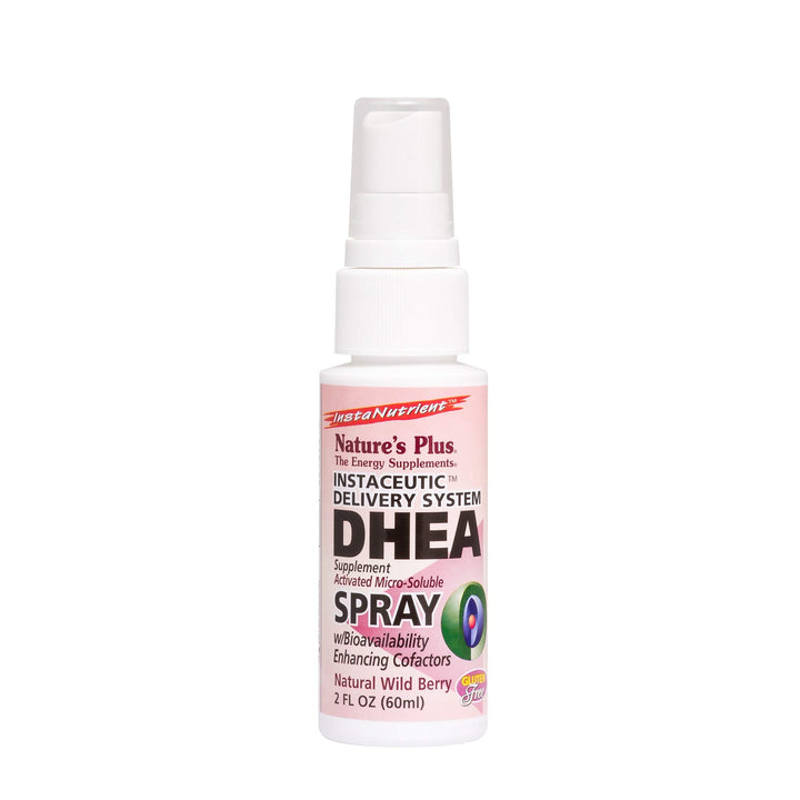NaturesPlus DHEA Lipoceutical Spray - Natural Wild Berry Flavor - Anti-Aging, Hormone Balancing Support Complex - Bioavailable Micro-Soluble Spray - 80 Servings, 2 Fl Oz (Pack of 1)