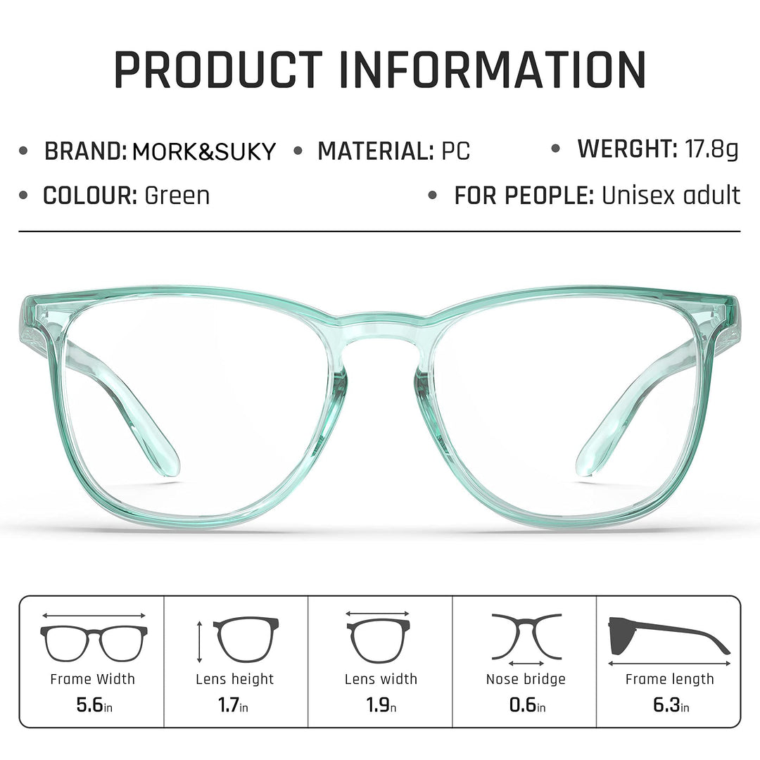 MORK&amp;SUKY Safety Glasses, Stylish Goggles With Anti Fog Lense,Light And Comfortable,Perfect Alternatives To Regular Protective Eyewear, Great Goggles For Nurses.