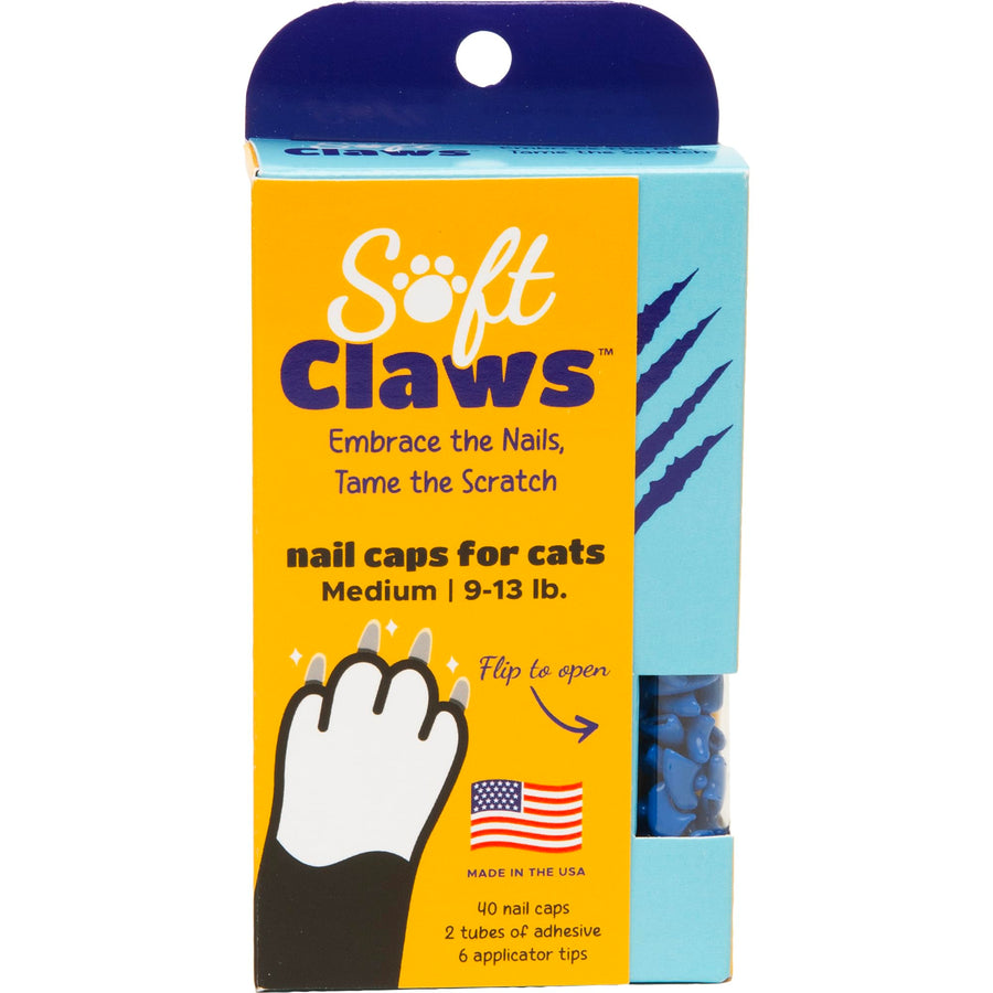 Safe Scratch-Free Solution for Cats - CLS (Cleat Lock System), Size: Medium, Color: Blue
