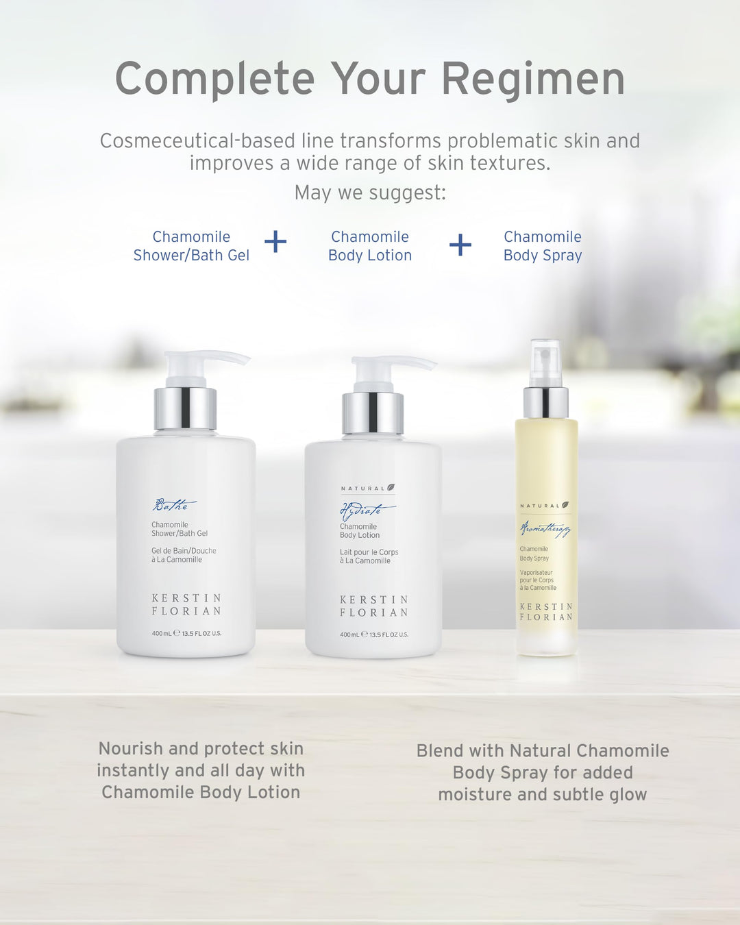 Chamomile Bath &amp; Shower Gel 400ml/13.5oz