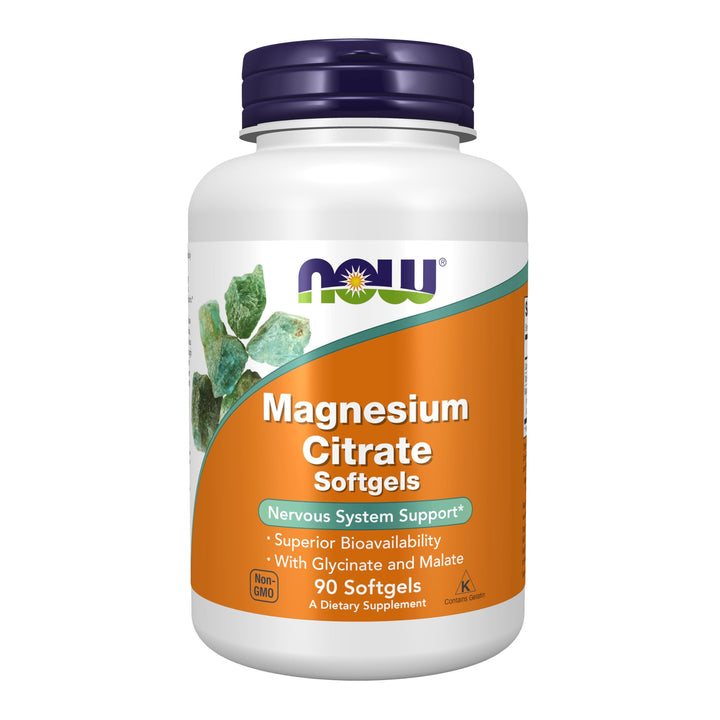 NOW Foods Supplements, Magnesium Citrate, With Glycinat