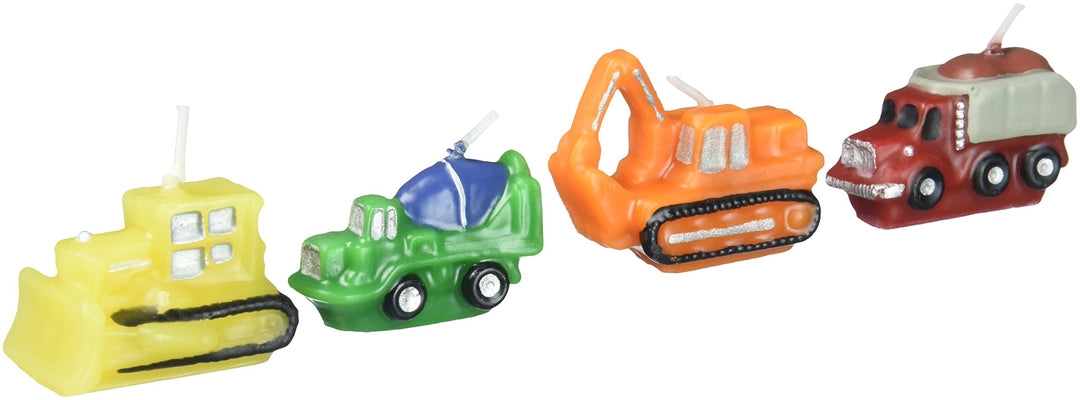 Construction Vehicles Birthday Candles