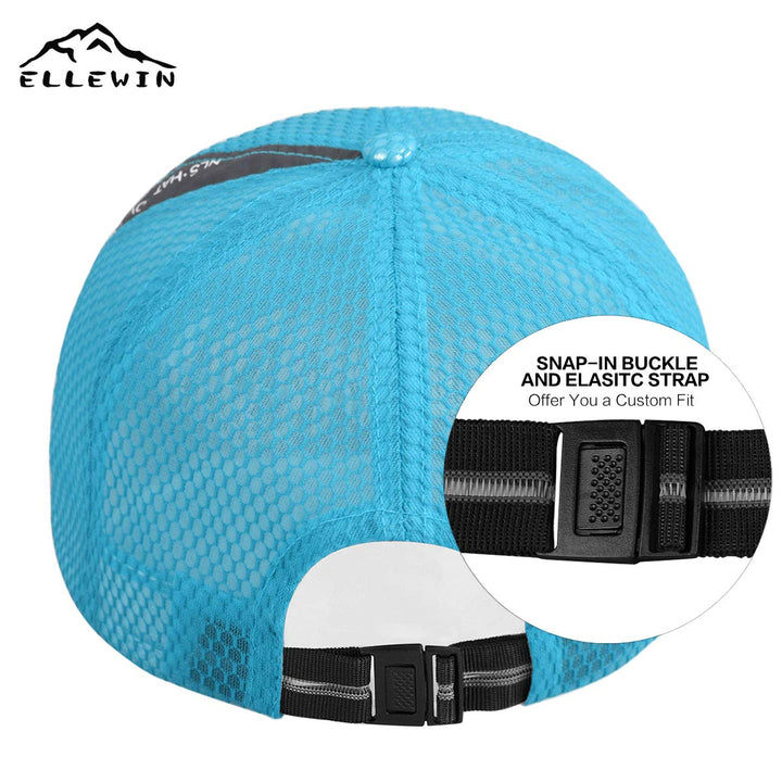 Unisex Breathable Full Mesh Baseball Cap Quick Dry Running hat Lightweight Cooling Water Sports Hat
