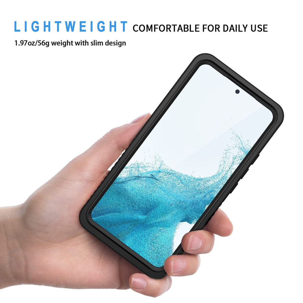 Lanhiem for Samsung Galaxy S22 Case, IP68 Waterproof Du