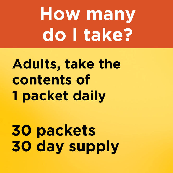 Daily Maximin Vitamin Pack, Dietary Supplement for Nutritional Support, 30 Packets, 30 Day Supply