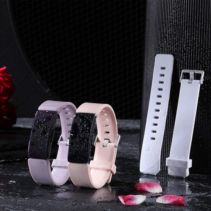 Bands Compatible with Fitbit Inspire HR/Inspire/Inspire 2/Ace 2,Replacement Wristband Sports Strap Band for Fitbit Ace 2 &amp; Inspire Tracker,Small,Pink Sand, Lavender,Slate Gray