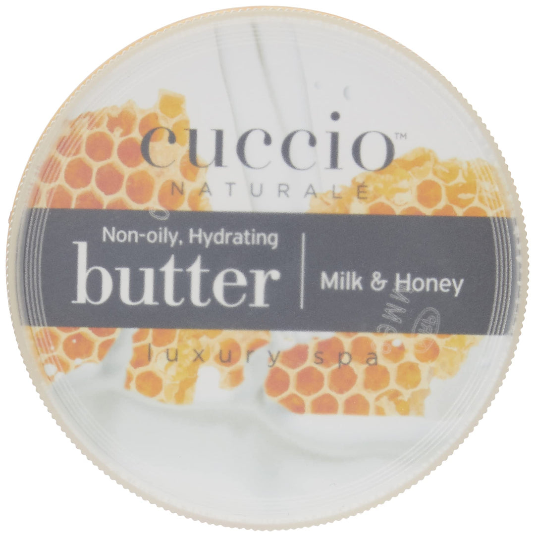 Naturale Butter Blends - Ultra-Moisturizing, Renewing, Smoothing Scented Body Cream - Deep Hydration For Dry Skin Repair - Made With Natural Ingredients - Milk &amp; Honey - 8 Oz