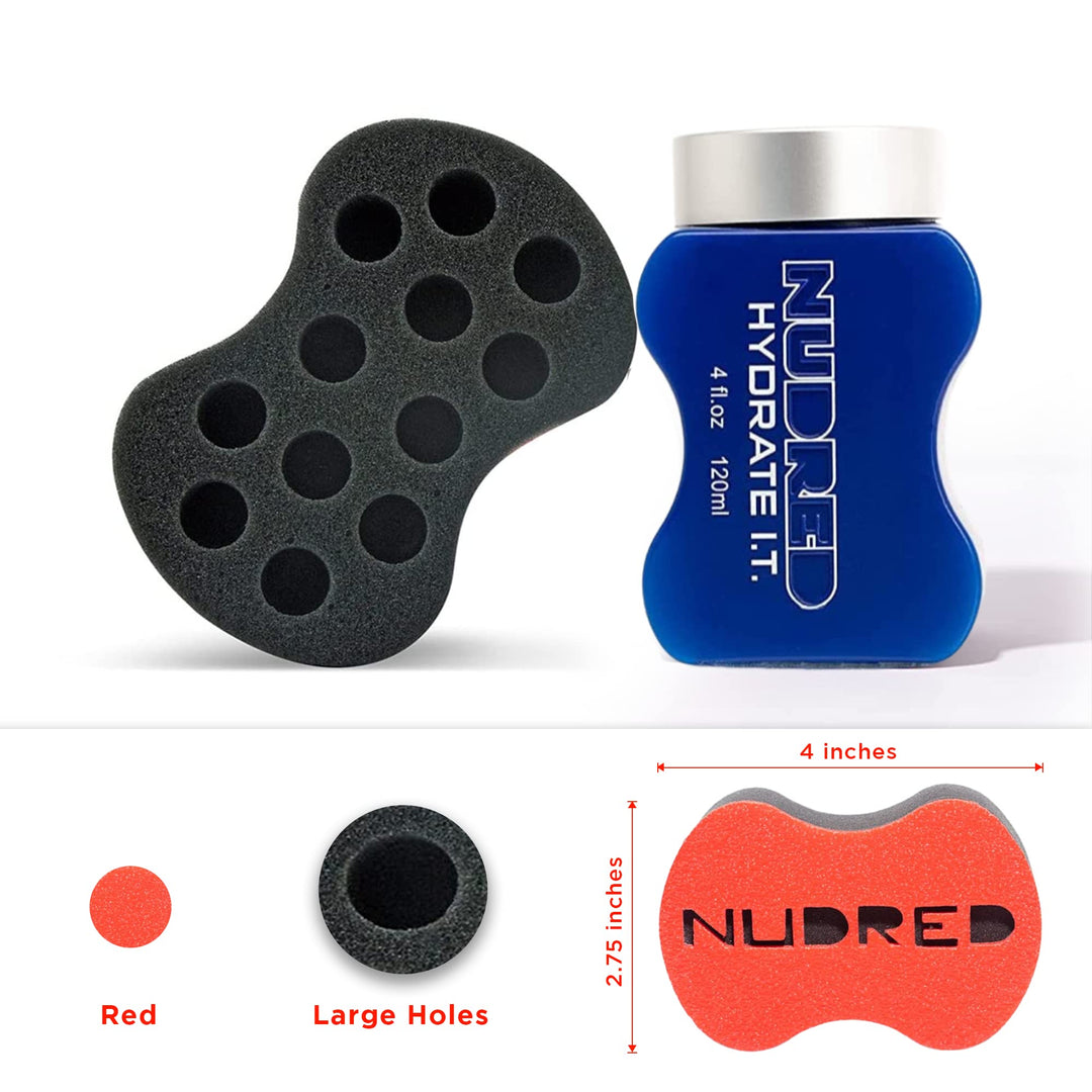 Hydrate I.T. SET Daily Shea Moisture Product with RED Brush The Original NUDRED Natural Hair Care System