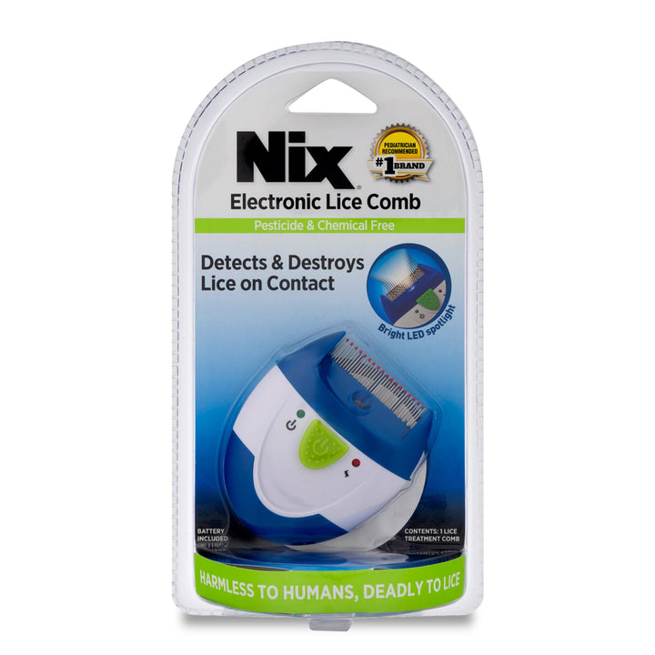 Nix Electronic Lice Comb, Instantly Kills Lice &amp