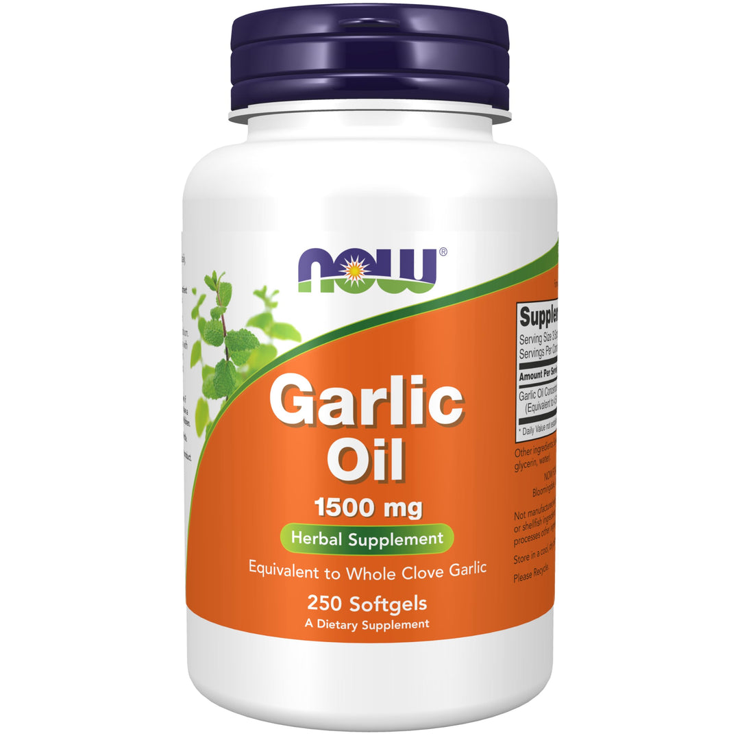 NOW Foods Supplements, Garlic Oil 1500 mg, Serving Size