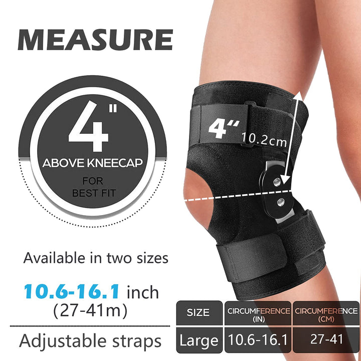 OLAMTAI Knee Brace with side stabilizers, Adjustable Kn