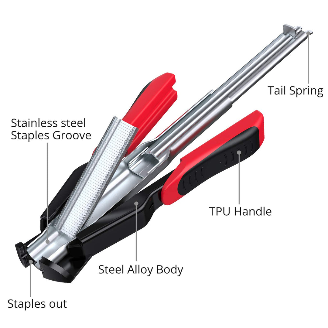 Proster Manual Hog Ring Plier Kit - Hog Ring Gun with 2
