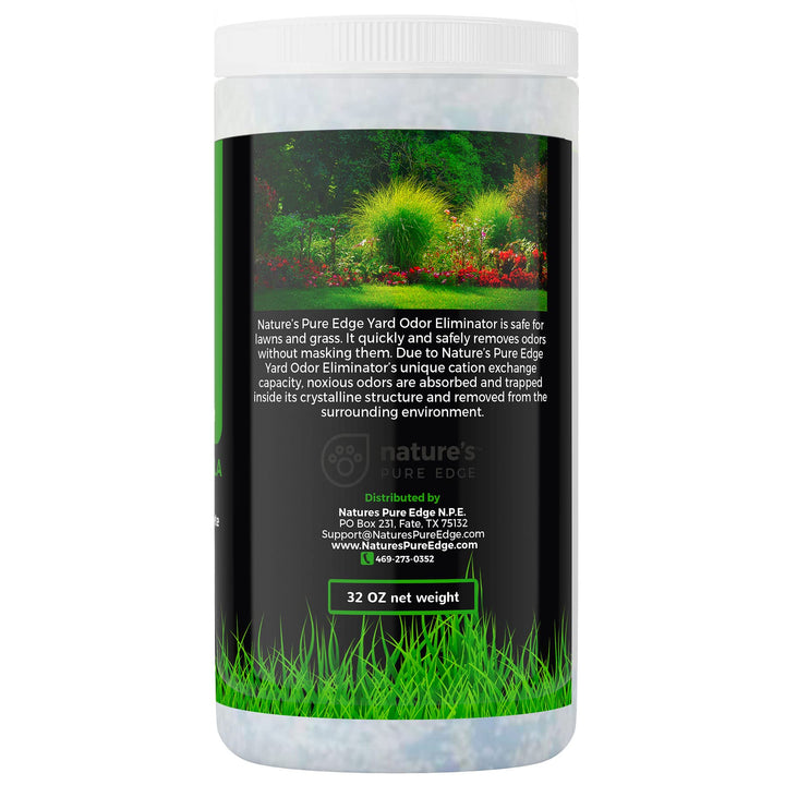 Nature&#39;s Pure Edge,Yard Odor Eliminator. Perfect For Artificial Grass, Patio, Kennel, and Lawn. Instantly Removes Stool and Urine Odor. Long Lasting. Kid and Pet Safe.