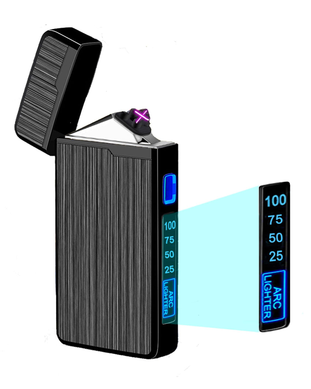 ULMCULM Electric Lighter, USB Rechargeable Lighter, Pla