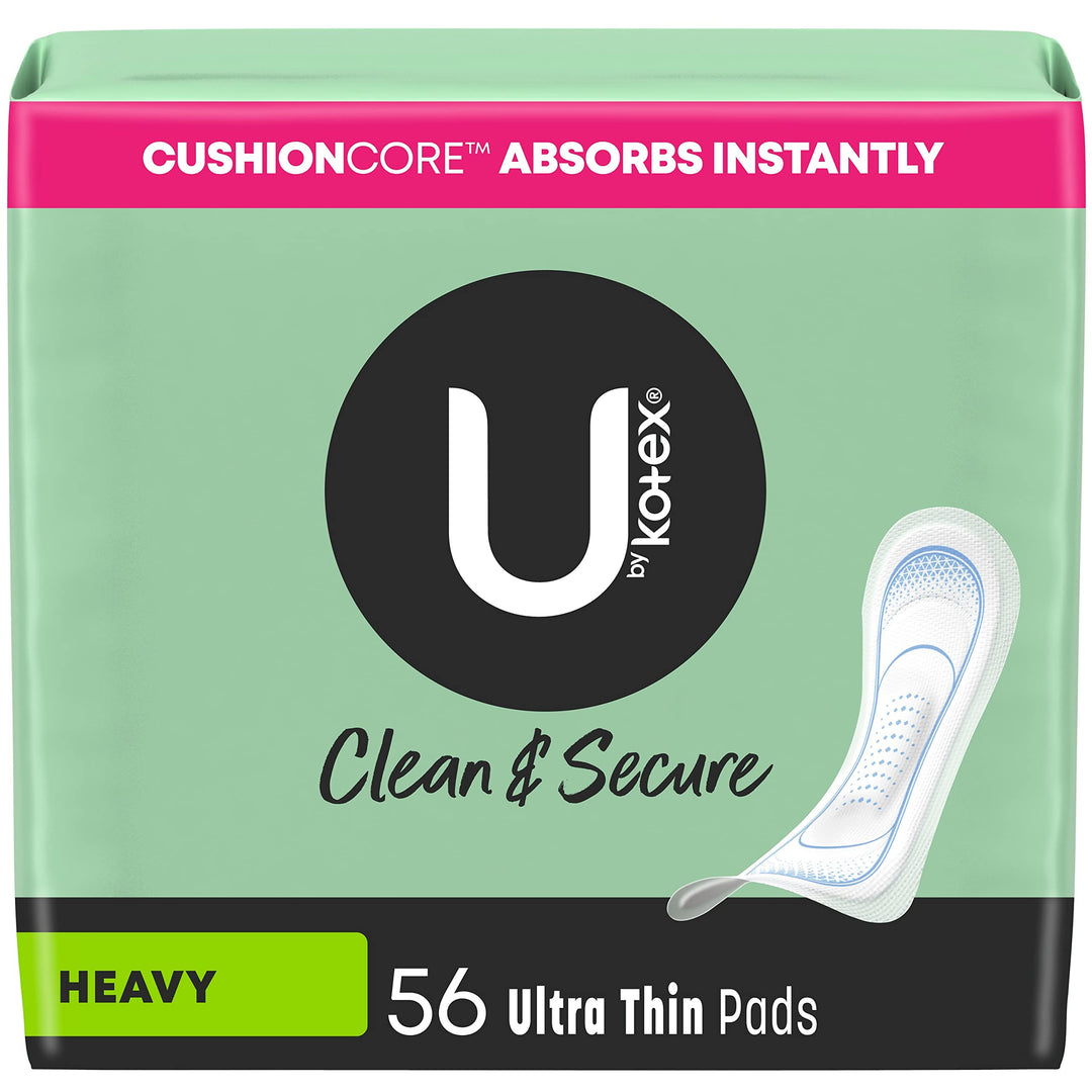 U by Kotex Security Ultra Thin Pads, Long, Unscented, 5