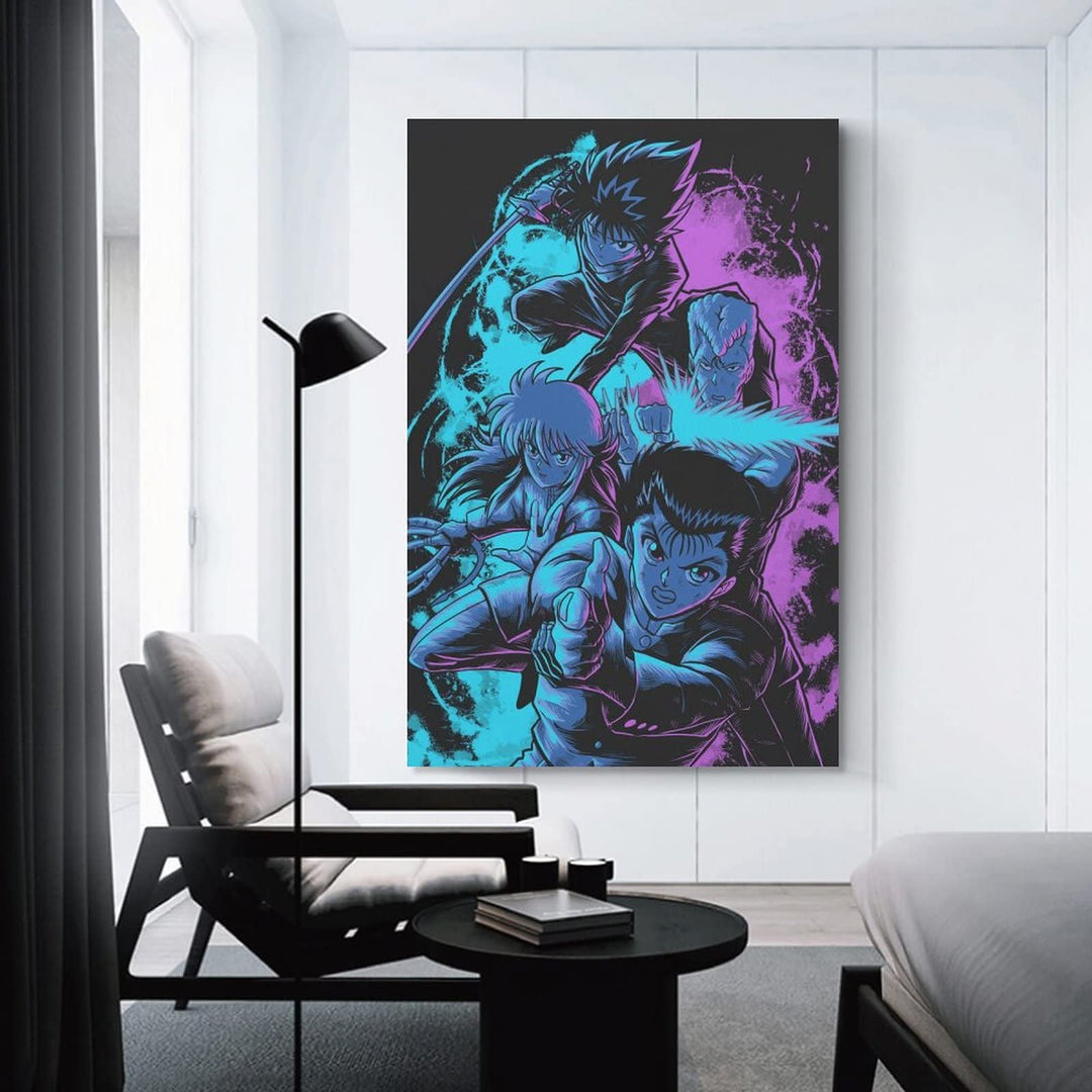 Yu Yu Hakusho Poster Canvas Wall Art Painting Posters Decoration Room Decor Unframe 12x18inch(30x45cm)