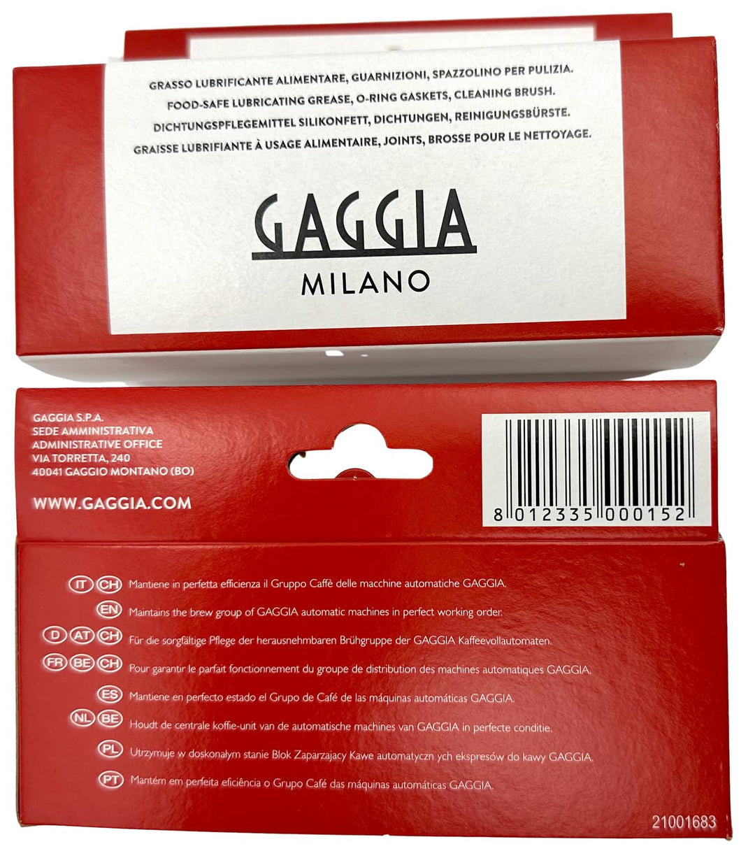 Gaggia 21001683 Bean to Cup Cleaning Service Kit - Lubr