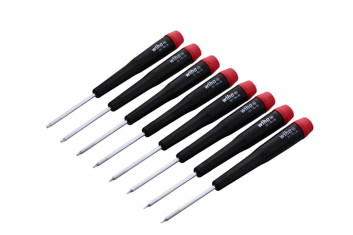 26791 Precision Torx T1-T8 Set, 8-Piece,(Red, Black)