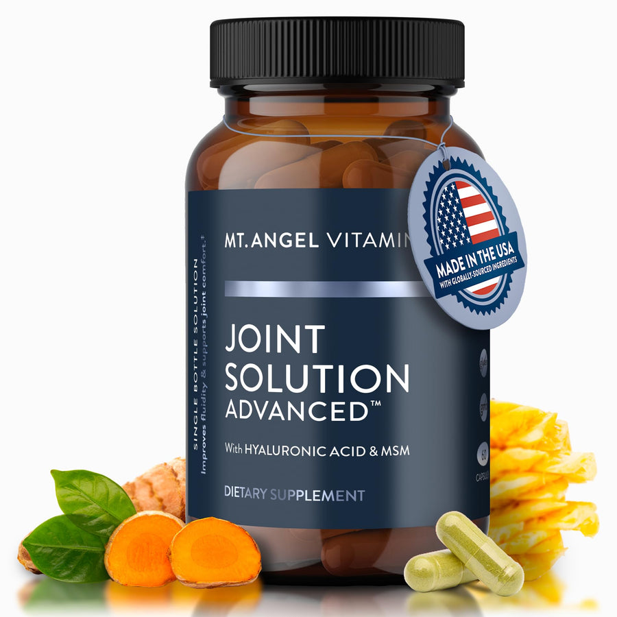 - Joint Solution Advanced, with Curcumin C3 Complex, Glucosamine, Hyaluronic Acid, Bromelain, Collagen Type 2 & MSM, Improves Fluidity & Supports Joint Comfort (60 Capsules)