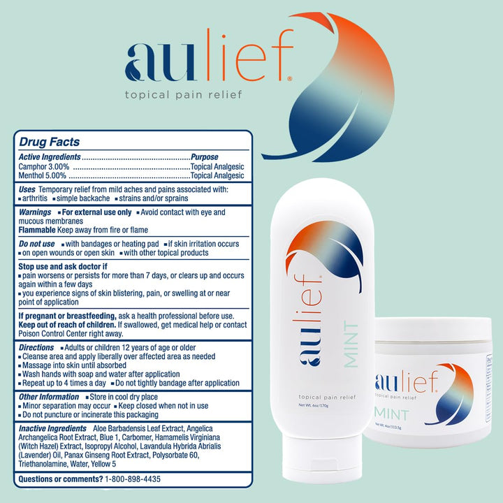China Gel Aulief Topical Pain Relief Cream for Neck Pai