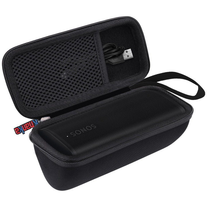 Hard Travel Case Replacement for Sonos Roam 2 / Sonos Roam/Roam SL Portable Smart Bluetooth Speaker (Inside Black)