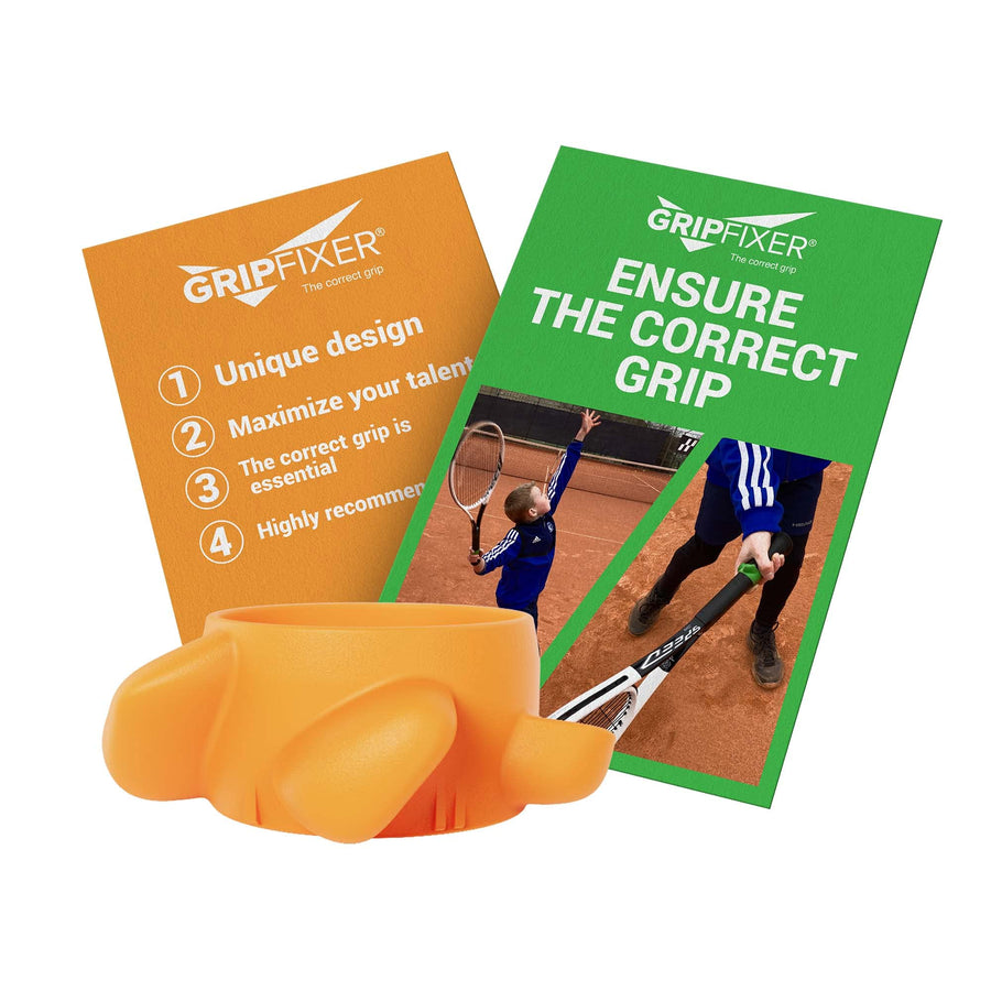 Tennis | Ensures The Correct Grip | The Ultimate Training Equipment & Teaching aid | Danish Innovation | Medium-Right