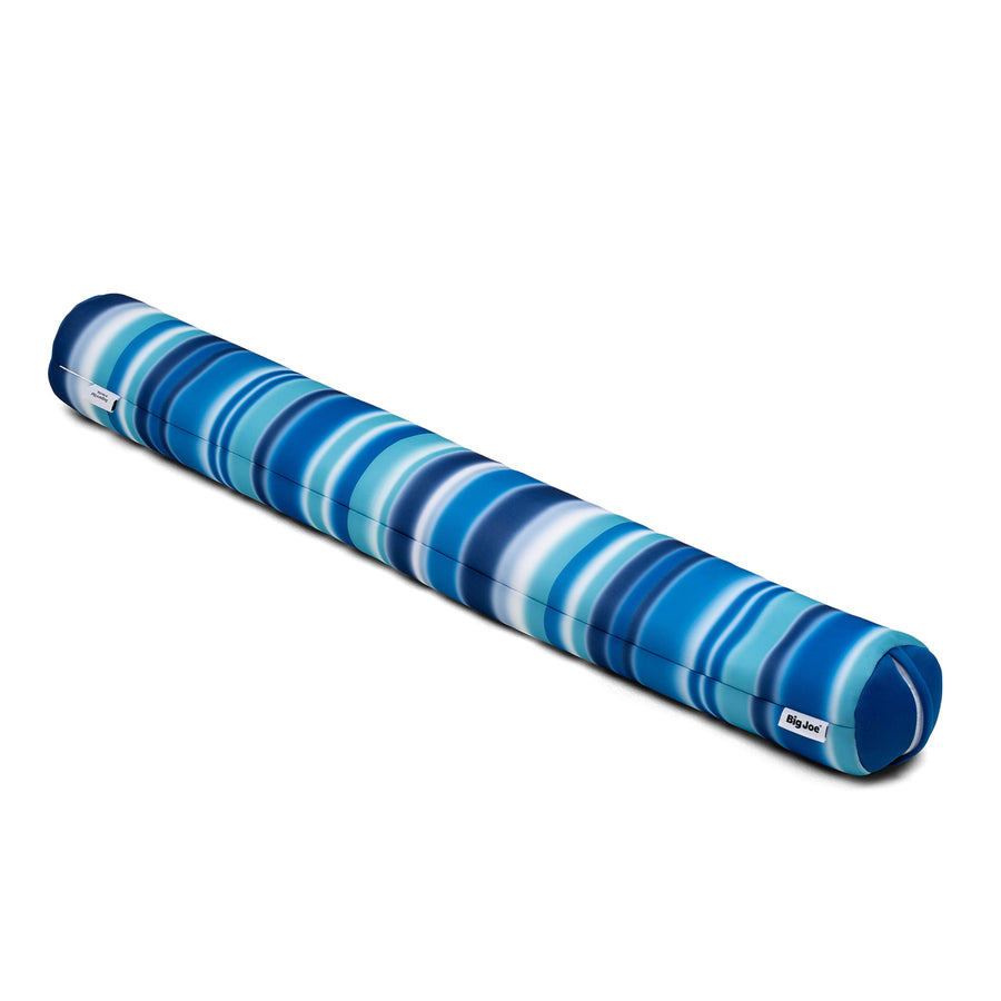 Noodle No Inflation Needed Pool Float, Blurred Blue Double Sided Mesh, Quick Draining Fabric, Jumbo 4 feet