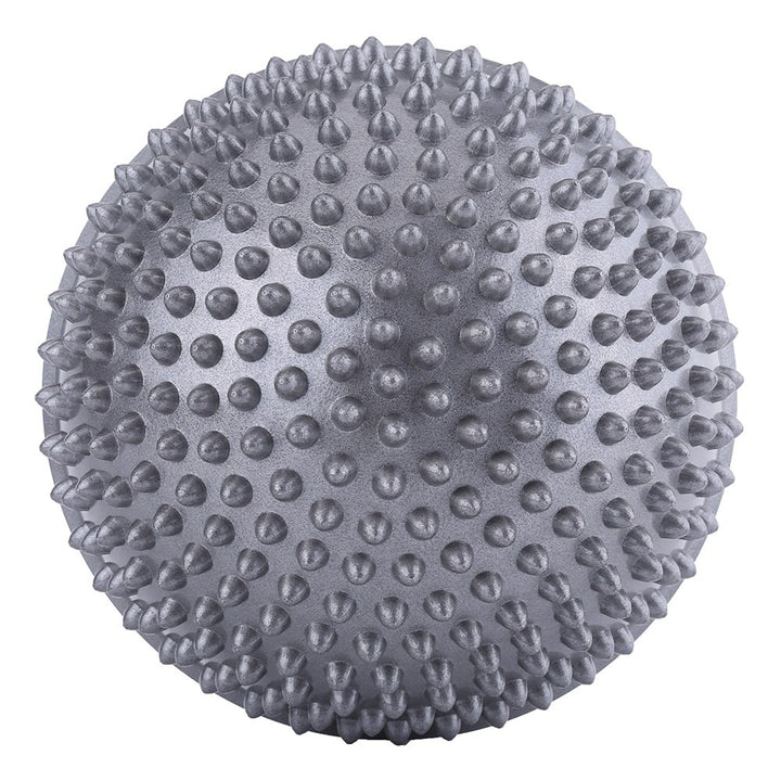2Pcs/Lot Balance Pods, Ball Massage Foot Sports Balance Hedgehog Half Ball Pimples Pilates Ball for Yoga Fitness Gymnastics Exercise (Color : Silver) Foot Wakers Foot Wakers Half Balls
