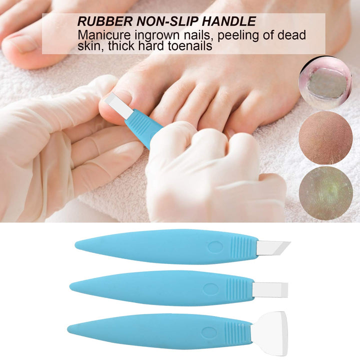 Pedicure Knife Set,3pcs Stainless Steel Pedicure Knife 