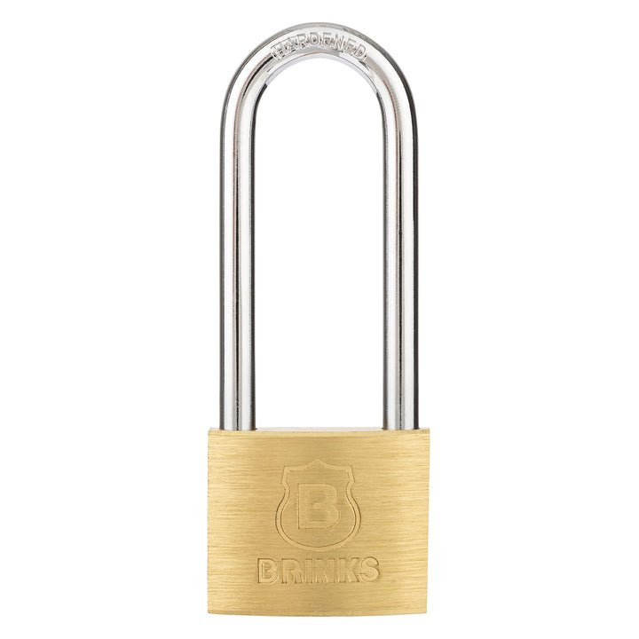 - 40mm Solid Brass Keyed Padlock with 2.5” Shackle Clearance, (171-42001)