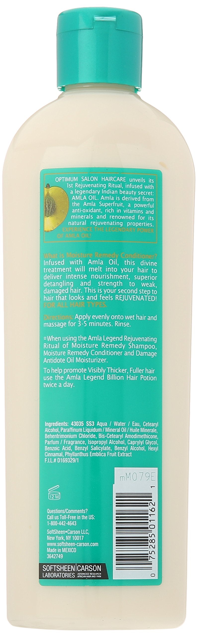 -Carson Optimum Salon Haircare Amla Legend Moisture Remedy Conditioner, 13.5 oz