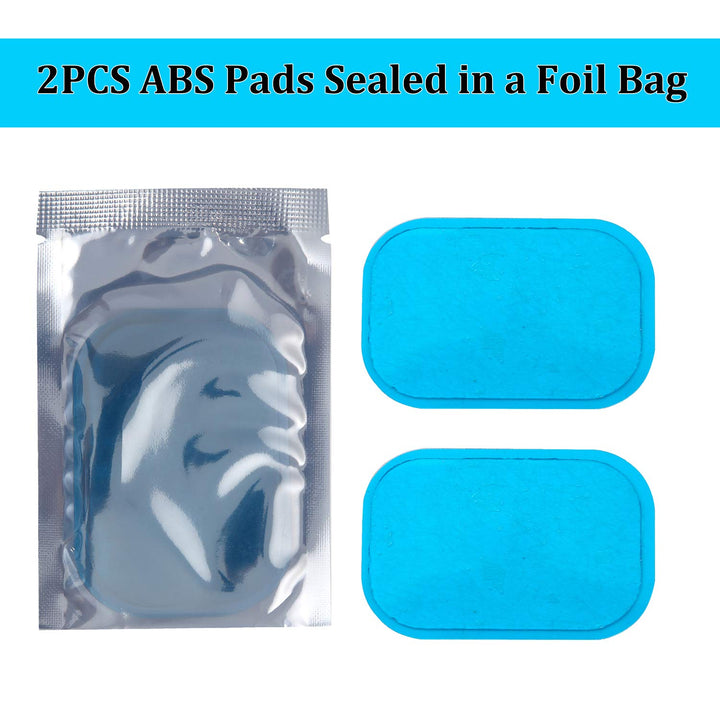 ABS Gel Pads, 50PCS Muscle Stimulator Pads Replacement for Ultimate Muscle EMS Toner Abdominal Belt Belly Thigh Flab Arm Leg Waist Workout Trainer Machine