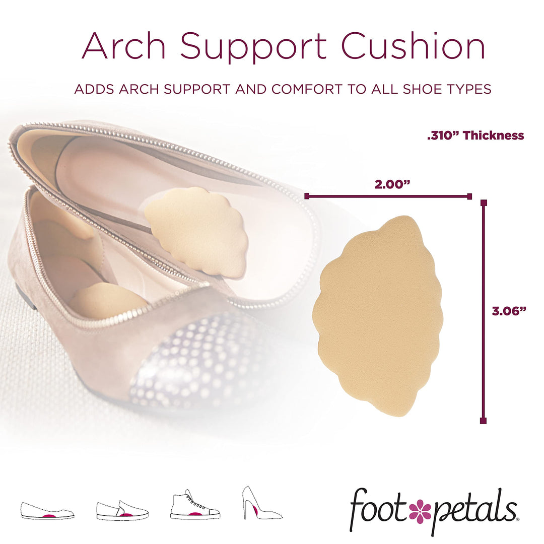 Arch Support Cushion, Arch Comfort, Reduce Foot Fatigue, Women&#39;s Heels, Pumps, Boots, Wedges, Flats, Sandals, Khaki