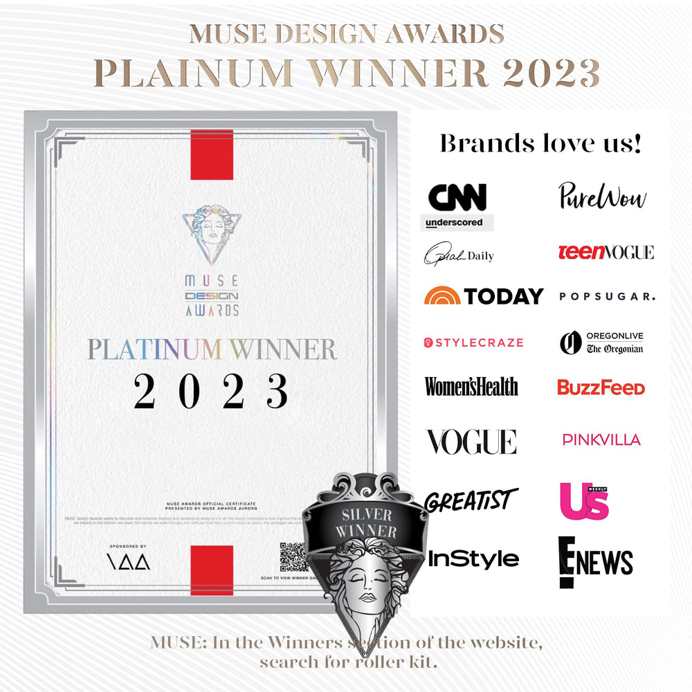 Ice Roller for Face & Eye Puffiness Relief, Gua Sha Facial Tool Improves Fine Lines and Wrinkles