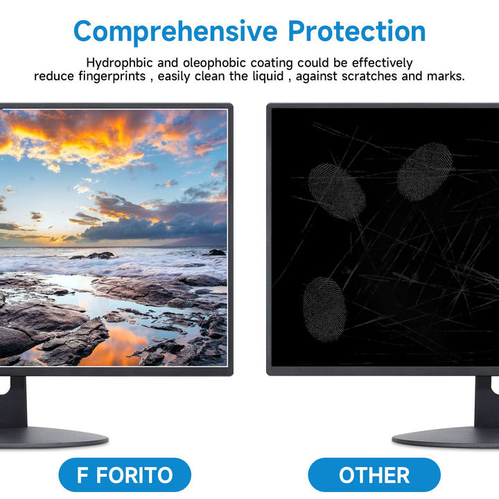 2-Pack 21.5 inch Anti Glare Matte Computer Screen Cover, Eye Protection Desktop Screen Protector Compatible with All 21.5 Widescreen Desktop with 16:9 Aspect Ratio