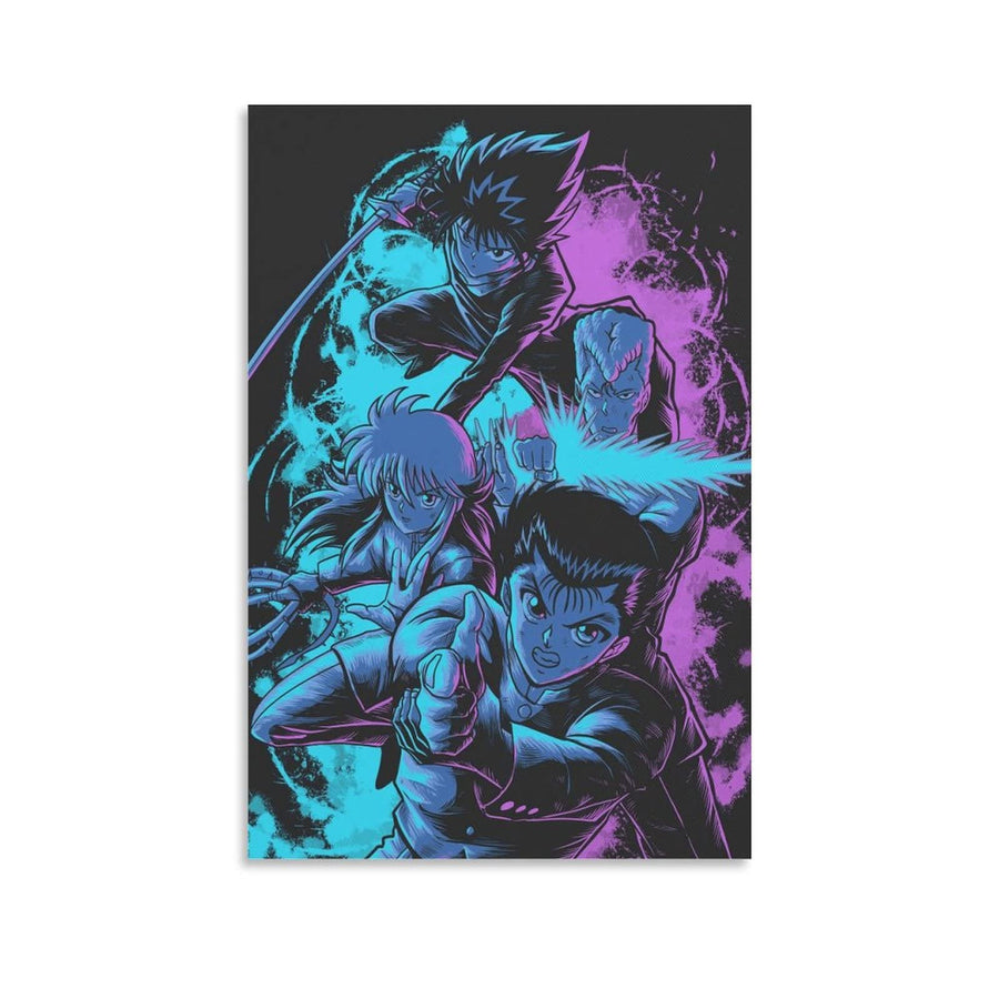 Yu Yu Hakusho Poster Canvas Wall Art Painting Posters Decoration Room Decor Unframe 12x18inch(30x45cm)